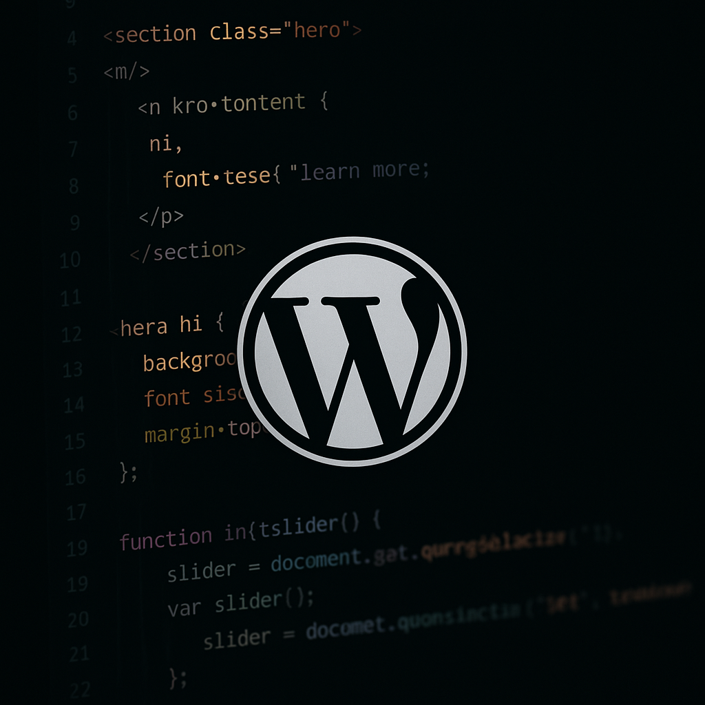 🔧 Внедрение WordPress на готовую вёрстку